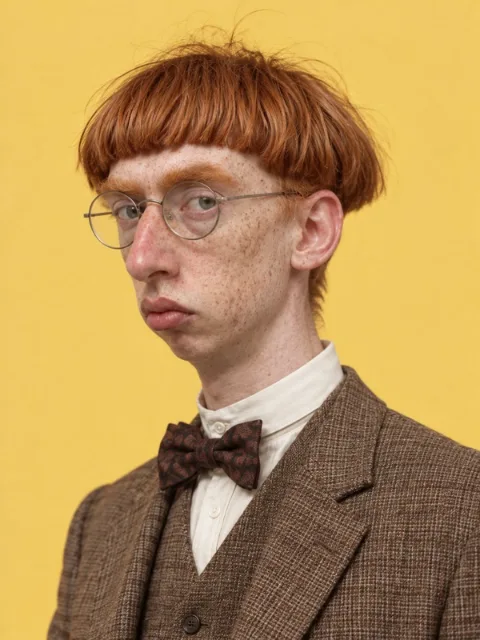 Foto da carteirinha de estudante do personagem de IA